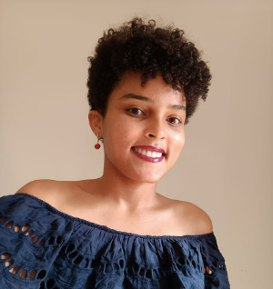 Ana Lêda Dias dos Santos, Coordenadora do VSLT (Grupo de Teatro Vozes do Sertão Lutando por Transformação) – Quilombo Kalunga - GO
