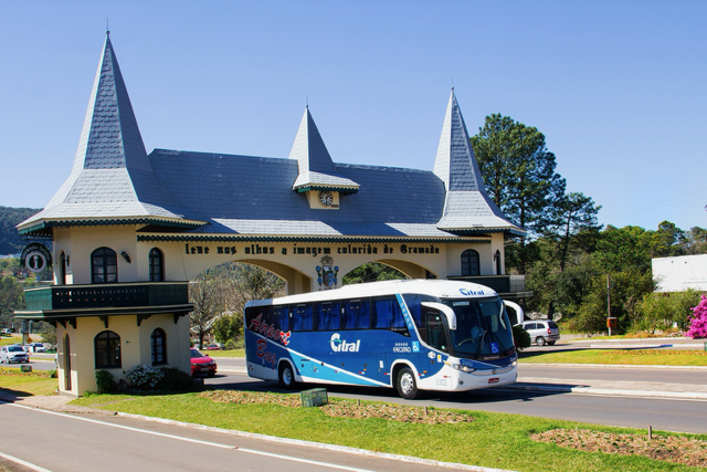 Citral no pórtico de Gramado