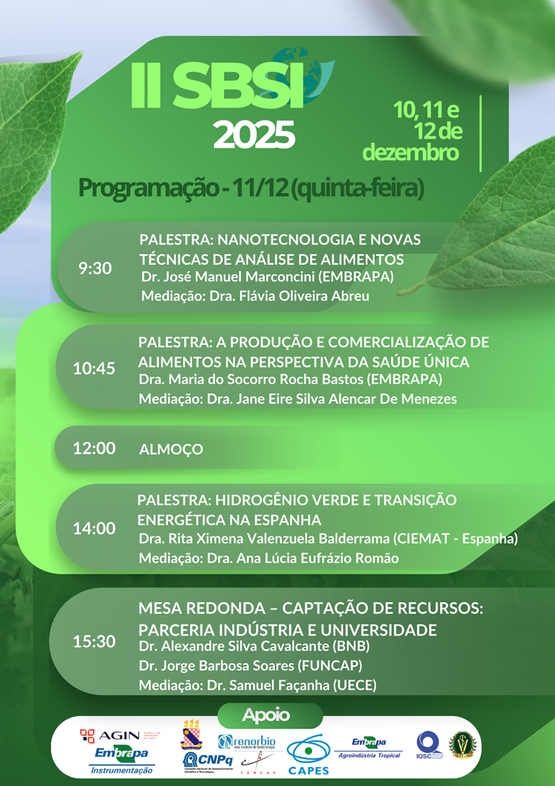 Programação dia 11