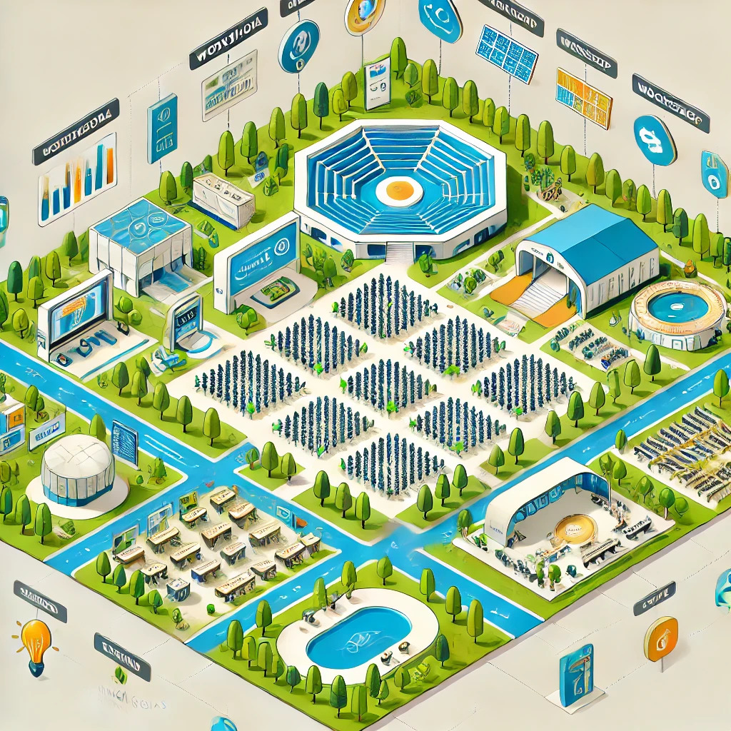 Mapa do evento