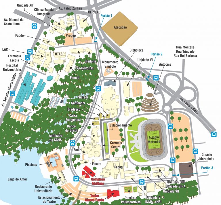 Mapa UFMS