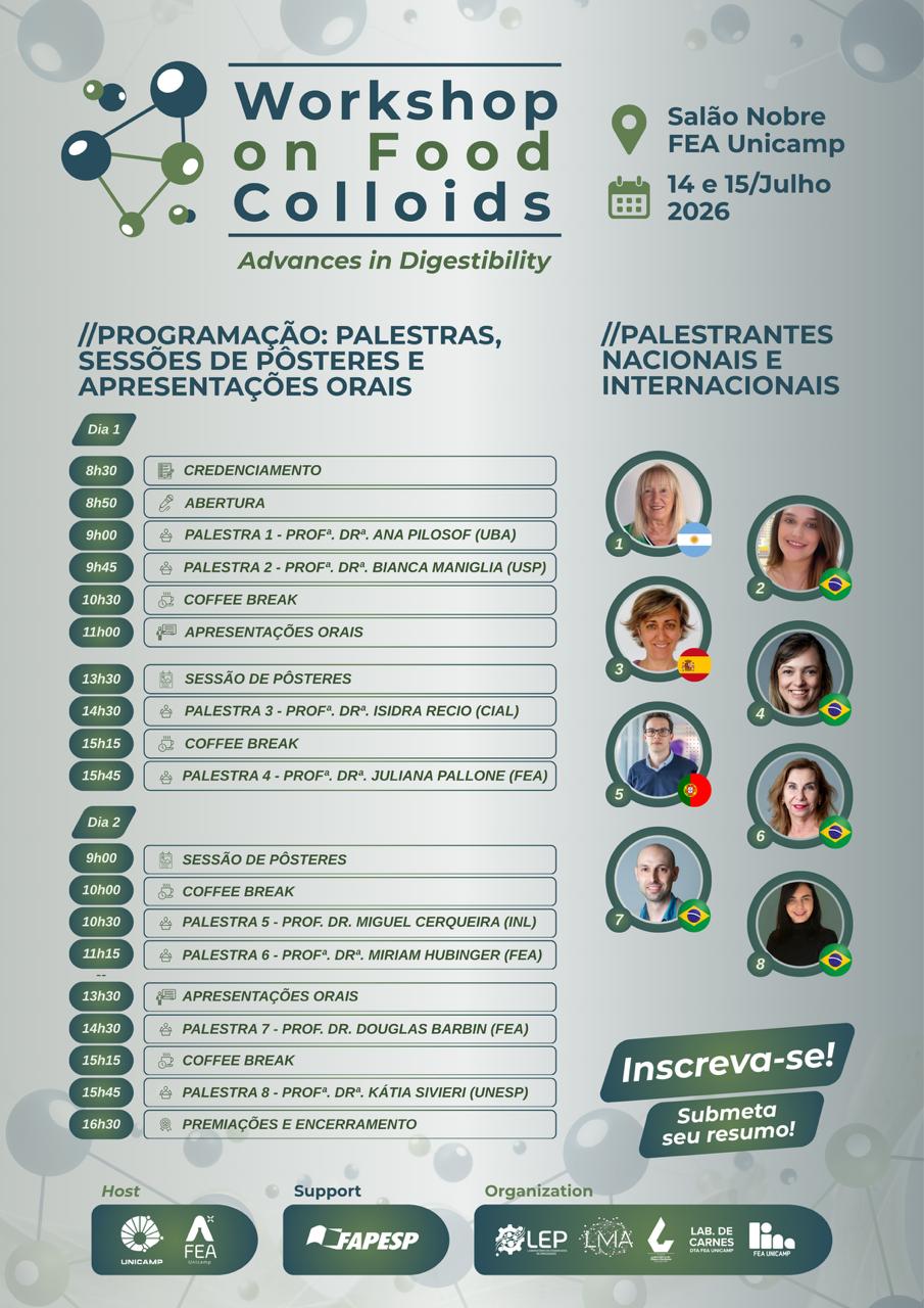 Indicativo da programa do evento