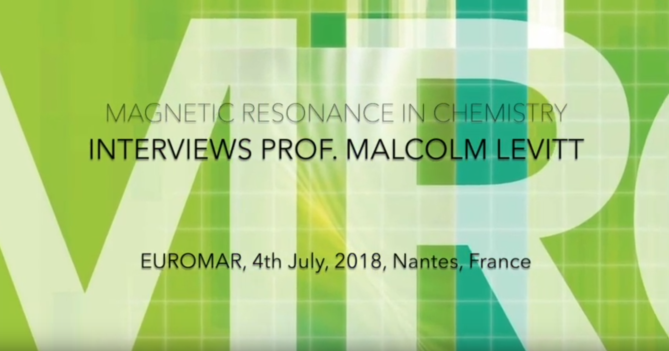 Interview with Prof. Malcolm H. Levitt