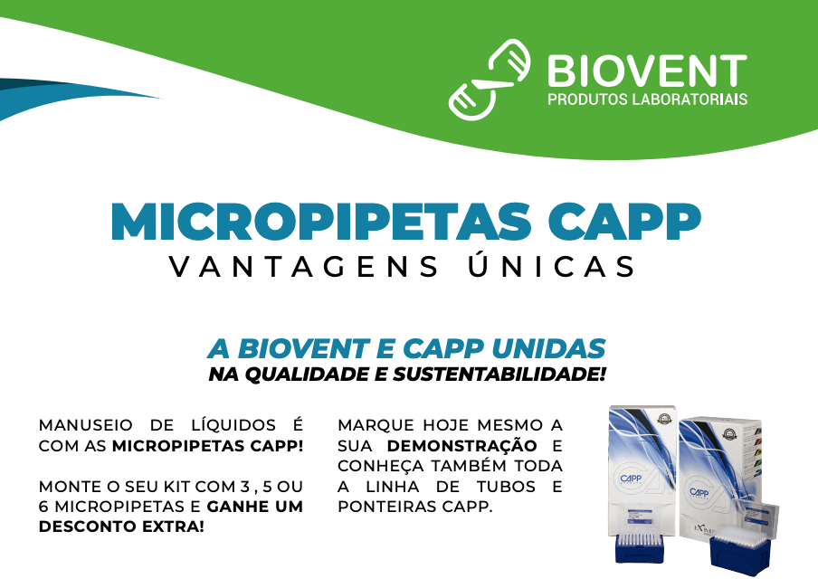 Micropipetas CAPP - Vantagens Únicas