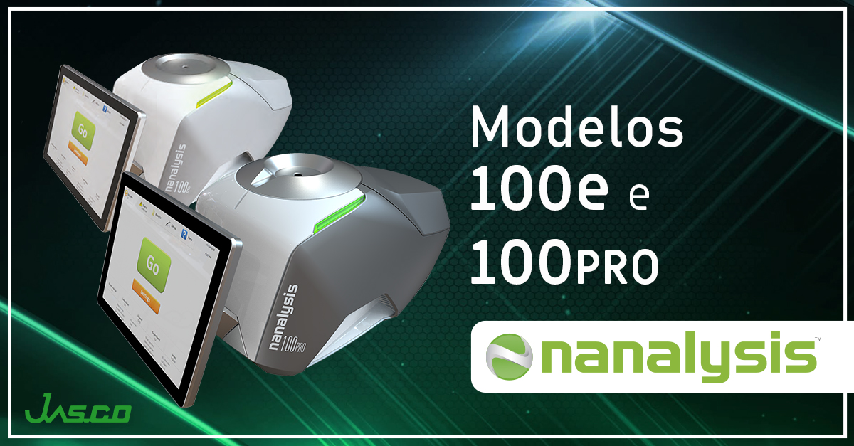 Descubra o poder dos novos modelos da Nanalysis 100e e 100PRO.