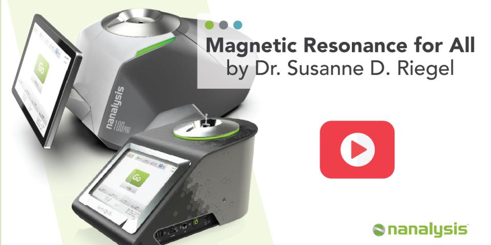 Webinar - Magnetic Resonance for all by Dr. Susanne D. Riegel (English)